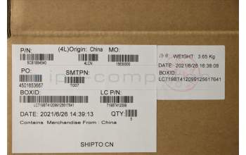 Lenovo 5CB1B84540 C-Cover with keyboard,French,Sand,Non_Backlight,Non_Fingerprint