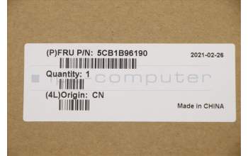 Lenovo 5CB1B96190 Tastatur inkl. Topcase deutsch W 82HV FP BL PG
