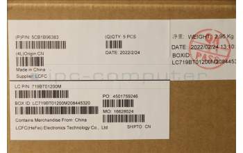 Lenovo 5CB1B96383 Tastatur inkl. Topcase französisch/arabsich L82KA BK