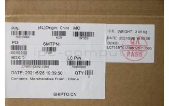 Lenovo 5CB1B96404 Tastatur inkl. Topcase ASM_UK L82KA BK