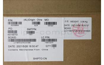 Lenovo 5CB1B96405 Tastatur inkl. Topcase ASM_UKR L82KA BK