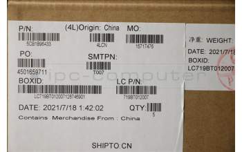 Lenovo 5CB1B96433 Tastatur inkl. Topcase ASM_THAI L82KA IG