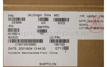 Lenovo 5CB1B96466 Tastatur inkl. Topcase ASM_LA SPA L82KB BK DIS