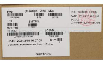 Lenovo 5CB1B96468 Tastatur inkl. Topcase ASM_POR L82KB BK DIS