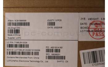 Lenovo 5CB1B96595 Tastatur inkl. Topcase ASM_POR L82H9 FP A/GDIS