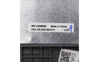 Lenovo 5CB1B97477 Tastatur inkl. Topcase schweiz L82H9 FP A/GUMA