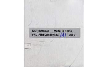 Lenovo 5CB1B97483 C-Cover with keyboard,USA English,Arctic Grey,Non_Backlight,Fingerprint