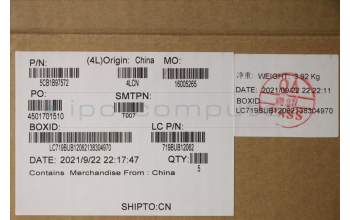 Lenovo 5CB1B97572 Tastatur inkl. Topcase ASM_THAI L82H9NFPA/GDIS