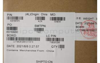 Lenovo 5CB1B97575 Tastatur inkl. TopcaseASM_EUROENGL82H9NFPA/GDIS