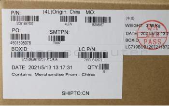 Lenovo 5CB1B97606 Tastatur inkl. TopcaseASM_EUROENGL82H9NFPA/GUMA