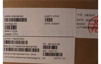 Lenovo 5CB1B97631 Tastatur inkl. Topcase ASM_ITA L82H7 AB FP BLD