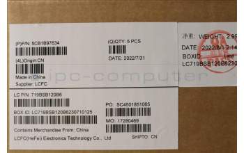 Lenovo 5CB1B97634 Tastatur inkl. Topcase ASM_LA SPA L82H7ABFPBLD