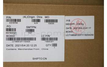 Lenovo 5CB1B97646 Tastatur inkl. Topcase ASM_USA ENGL82H7ABFPBLD