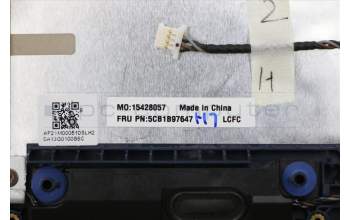 Lenovo 5CB1B97647 Tastatur inkl. Topcase ASM_ENG L82H7 AB FPNBLD