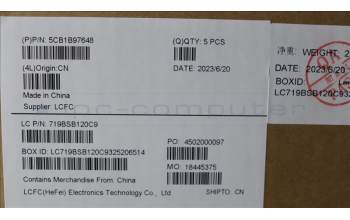 Lenovo 5CB1B97648 Tastatur inkl. Topcase ASM_UK L82H7 AB FPNBLD