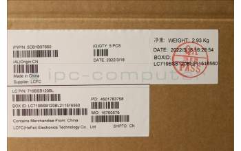 Lenovo 5CB1B97660 C-Cover with keyboard,German,Abyss Blue,Non_Backlight,FingerPrint