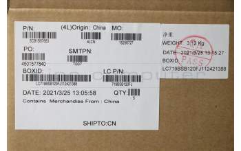 Lenovo 5CB1B97683 Tastatur inkl. Topcase ASM_ENG L82H7 AB NFPBLD