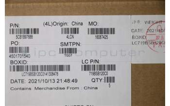 Lenovo 5CB1B97688 Tastatur inkl. Topcase deutsch L82H7 AB NFPBLD