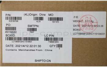 Lenovo 5CB1B97698 Tastatur inkl. Topcase ASM_NORDICL82H7ABNFPBLD