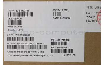 Lenovo 5CB1B97766 Tastatur inkl. Topcase ASM_POR L82H7 ABNFPNBLD