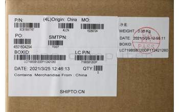 Lenovo 5CB1B97767 Tastatur inkl. Topcase ASM_LASPAL82H7ABNFPNBLD