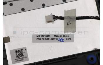 Lenovo 5CB1B97791 Tastatur inkl. Topcase ASM_ARA L82H7 AG FP BLD