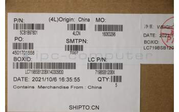 Lenovo 5CB1B97801 Tastatur inkl. Topcase deutsch L82H7 AG FP BLD