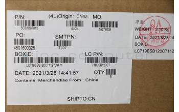 Lenovo 5CB1B97815 Tastatur inkl. Topcase spanisch L82H7 AG FP BLD
