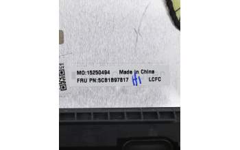 Lenovo 5CB1B97817 Tastatur inkl. Topcase ASM_TC L82H7 AG FP BL D