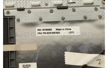 Lenovo 5CB1B97822 Tastatur inkl. Topcase ASM_USA ENGL82H7AGFPBLD