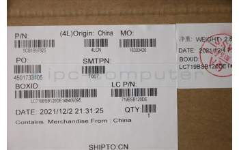 Lenovo 5CB1B97825 Tastatur inkl. Topcase ASM_ITA L82H7 AG FPNBLD