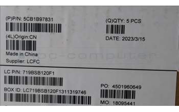 Lenovo 5CB1B97831 Tastatur inkl. Topcase ASM_LA SPAL82H7AGFPNBLD