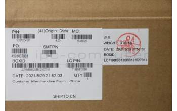 Lenovo 5CB1C04387 C-Abdeckung mit Tastatur, Englisch (US, Euro), Arktisgrau, Ohne_Hintergrundbeleuchtung, Fingerabdruck