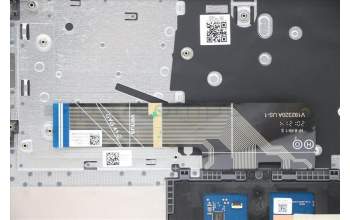 Lenovo 5CB1C04387 C-Abdeckung mit Tastatur, Englisch (US, Euro), Arktisgrau, Ohne_Hintergrundbeleuchtung, Fingerabdruck