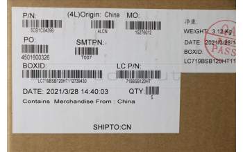 Lenovo 5CB1C04398 Tastatur inkl. TopcaseASM_CZE/SLKL82H7AGNFPBLD