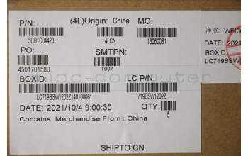 Lenovo 5CB1C04423 Tastatur inkl. Topcase ASM_UK L82H7 AG NFPBLD