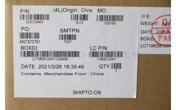 Lenovo 5CB1C04443 Tastatur inkl. Topcase ASM_HBW L82H7 AGNFPNBLD