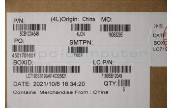 Lenovo 5CB1C04548 Tastatur inkl. Topcase deutsch L82H7 SD NFPBLD