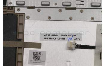 Lenovo 5CB1C04566 Tastatur inkl. Topcase ASM_TUR L82H7 SD NFPBLD