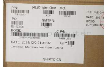 Lenovo 5CB1C04572 Tastatur inkl. Topcase ASM_ITA L82H7 SDNFPNBLD