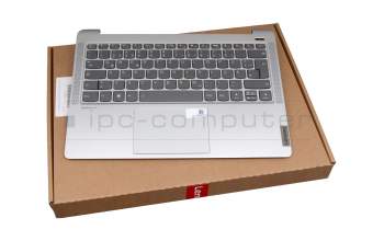 5CB1C04869 Original Lenovo Tastatur inkl. Topcase DE (deutsch) grau/silber mit Backlight