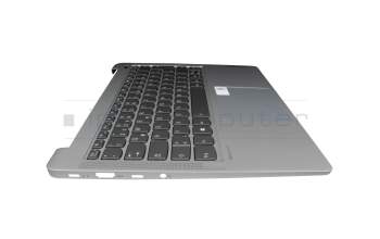 5CB1C04869 Original Lenovo Tastatur inkl. Topcase DE (deutsch) grau/silber mit Backlight