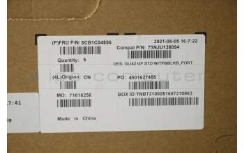 Lenovo 5CB1C04896 Tastatur inkl. TopcaseASM_POR C82L3 StoBL