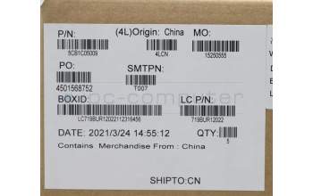 Lenovo 5CB1C05009 Tastatur inkl. Topcase ASM_US L81X7 NFPPGYDIS
