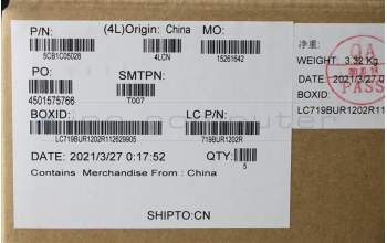 Lenovo 5CB1C05028 Tastatur inkl. Topcase ASM_ND L81X7 NFPPGYDIS