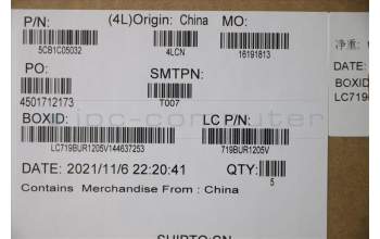 Lenovo 5CB1C05032 Tastatur inkl. Topcase ASM_SW L81X7 NFPPGYDIS