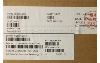 Lenovo 5CB1C05050 Tastatur inkl. Topcase ASM_CH L81X7 FPPGYDIS