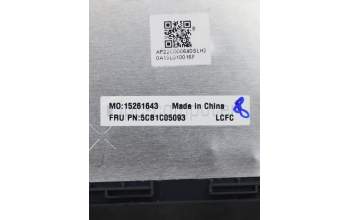 Lenovo 5CB1C05093 Tastatur inkl. Topcase ASM_SW L81X7 NFPABDIS