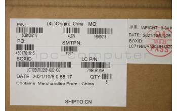 Lenovo 5CB1C05112 Tastatur inkl. Topcase ASM_FR L81X7 FPABDIS