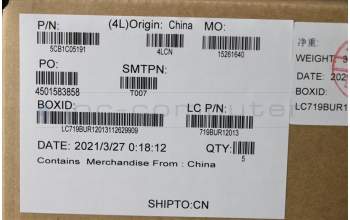 Lenovo 5CB1C05191 Tastatur inkl. Topcase ASM_JA L81X7 NFPPGYDIS